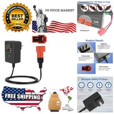 12 Volt Battery Charger for Ride On Toys, 12V Kids Ride On Car Charger, Charg...