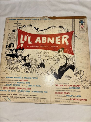 #ad Lil Abner Sound Track $3.99