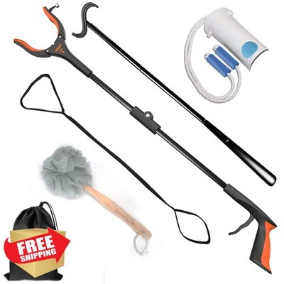 Kekoy 7 In 1 Hip Kit Recovery Tool Sock Aid Shoe Horn Dressing Stick Grabber