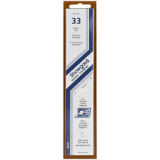 Showgard 33/215mm Stamp Mounts - Horizontal Commemorative Strips Black