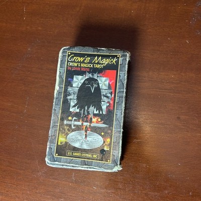 Vtg Crow's Magick Tarot Londa Marks US Games Systems 1998