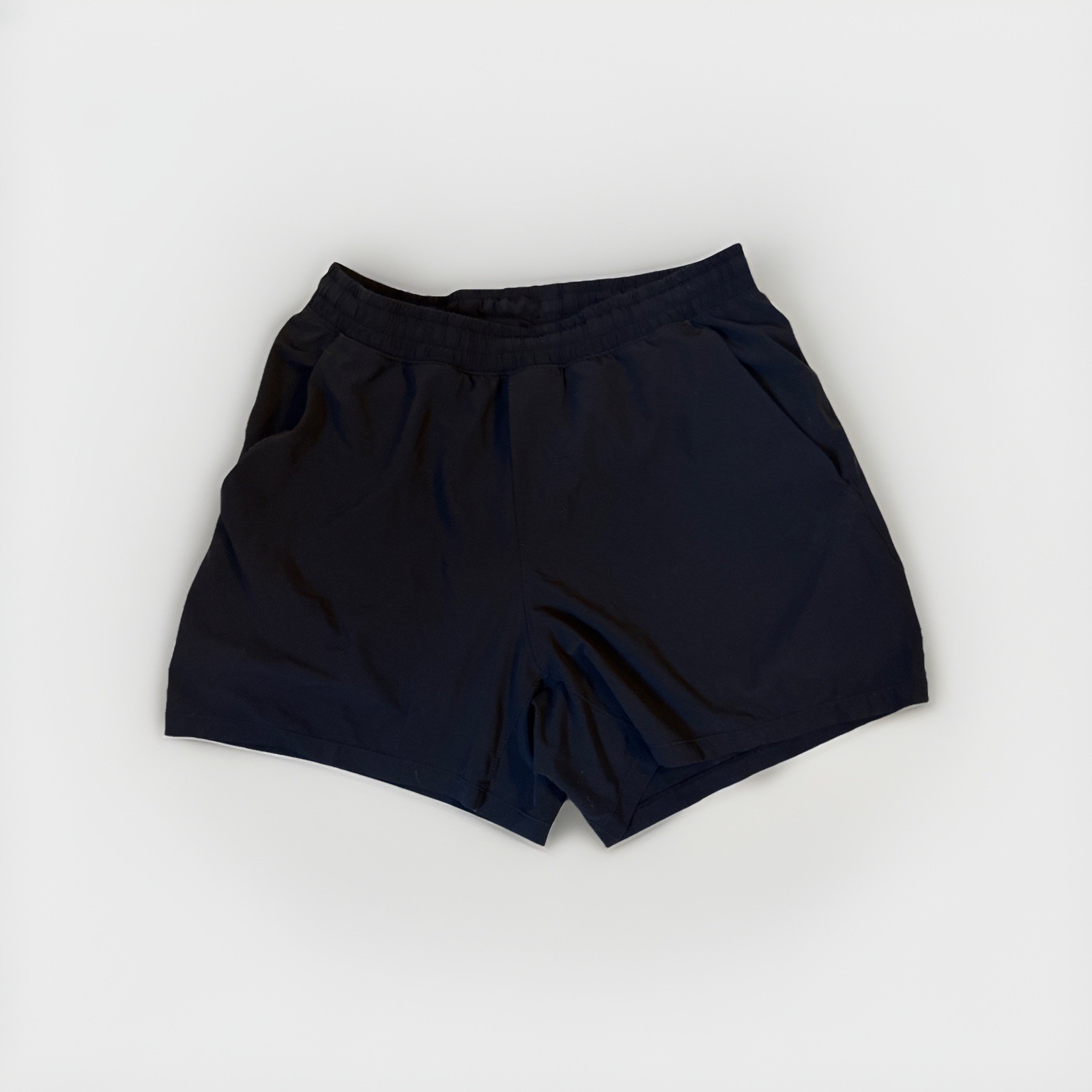 Lululemon Black Athletic Running Shorts Lightweight Performance M Small Defect
