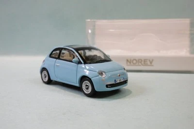Norev - Fiat 500 2008 light blue ref. 770064 New NBO HO 1/87