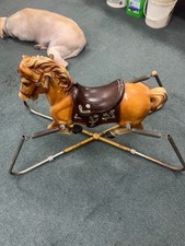 vintage spring jumping horse