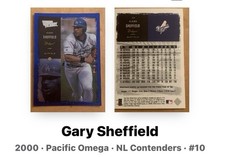 2000 Pacific Omega - NL Contenders Gary Sheffield #10