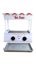 Nostalgia Vintage Old Fashioned Hot Dog Roller Grill Tested Works Tailgating 