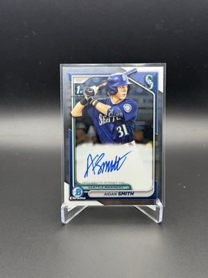 2024 Bowman Chrome Aidan Smith 1st Prospect Auto #CPA-ASM Mariners Rays