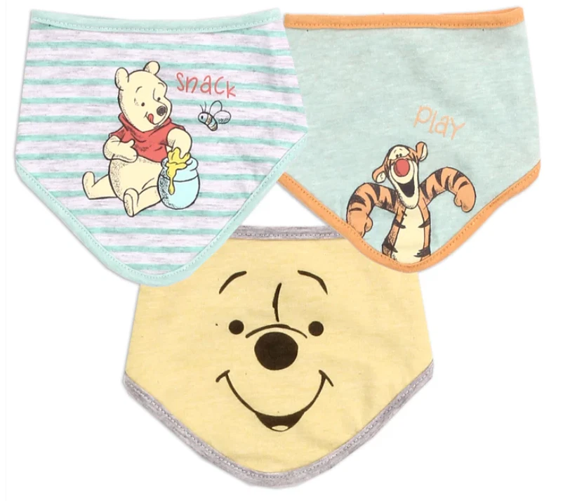 DISNEY WINNIE THE POOH & Friends 3-Pack Baby Bibs
Opens in a new window or tab