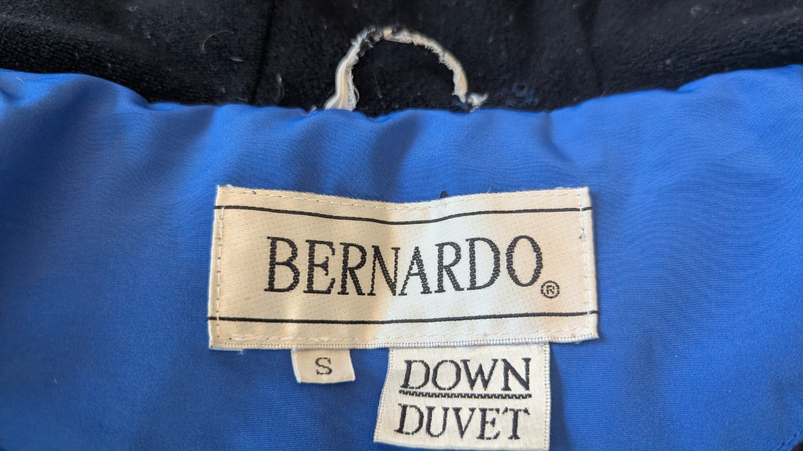 Bernardo Blue Down Packable Winter Jacket/Coat Ho… - image 8