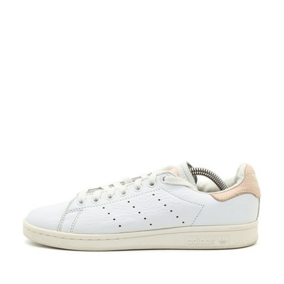 adidas Damen Stan Smith Schuhe weiß/rosa Leder Low-Top Sneaker EU 38 2/3