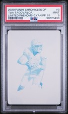 PSA 9 2020 Chronicles Draft Picks Football Tua Tagovailoa Printing Plate 1/1 #3