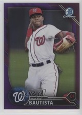 2016 Bowman Draft Chrome Top Prospects Purple Refractor /250 Rafael Bautista 1u6