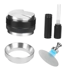 Espresso Tools – Coffee Distributor and Tamper Leveler, WDT Tool, Magnetic 53mm