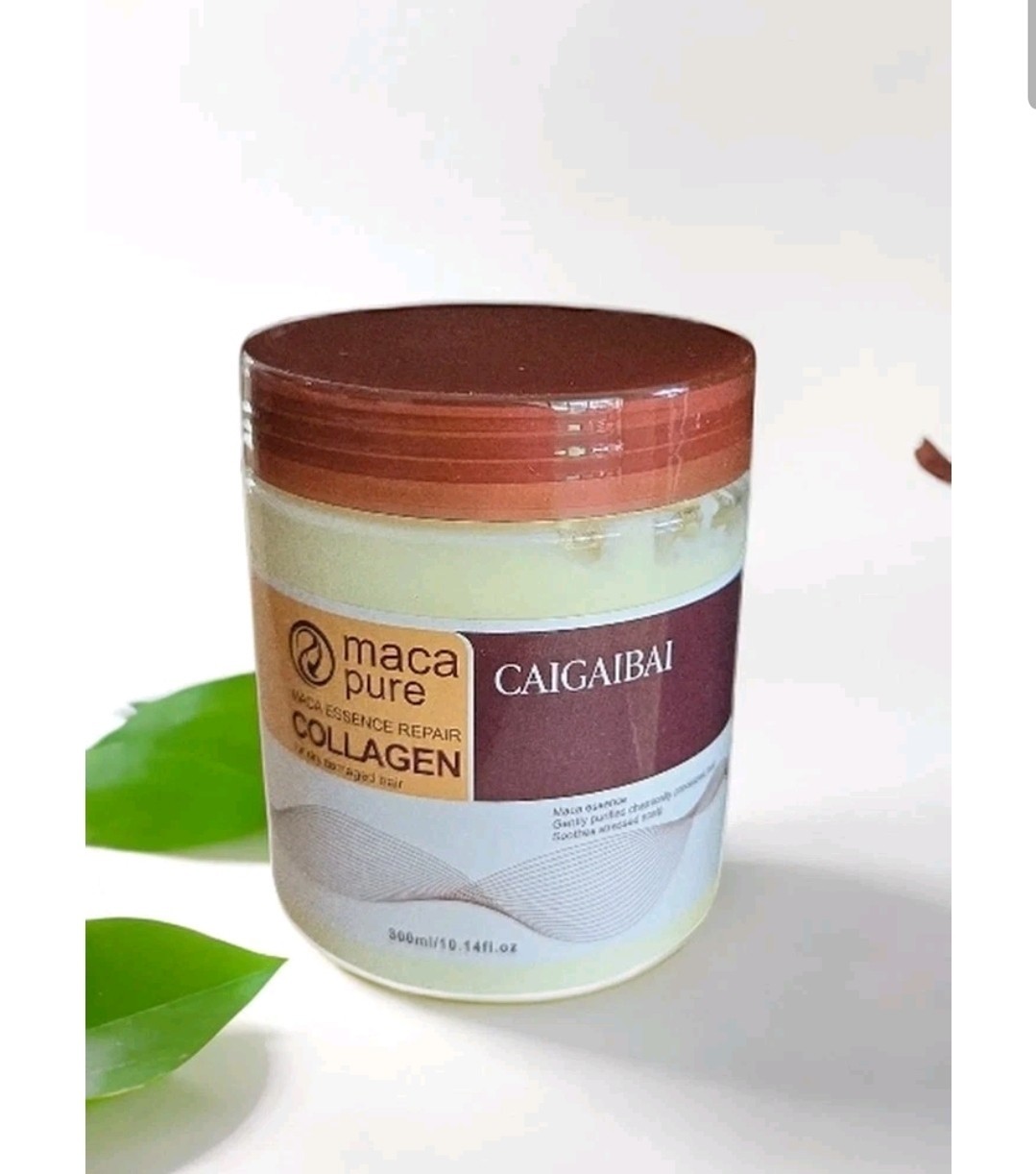 CAIGAIBAI Hair Repair Mask  Maca Pure Essence Collagen  Dry  Damage Hair300ml.