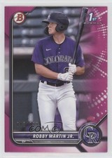 2022 Bowman Prospects Fuchsia Border /299 Robby Martin Jr #BP-43 04h3