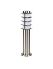 Image of MiniSun Wharf 45cm IP44 LED Stainless Steel Outdoor Bollard light With Sensor.