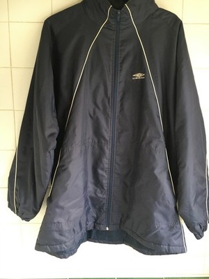 Umbro Trainingsjacke XL Old Scool Vintage DEFEKT bestickt Logos Sport 90er