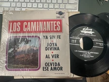 Latin 45 Tejano Falcon Conjunto Los Caminantes Ya Sin Fe Joya Divina Al Ver VG+