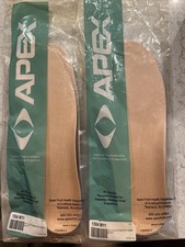 Lote de 2 pares de plantillas para diabéticos Apex Contour #1584 talla W11 para mujer