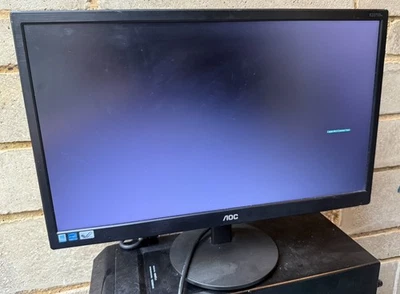AOC E2270SWN 21.5 Inch LED Monitor - 1080p Full HD VGA DVI Light Marks Working - Image 1 of 4