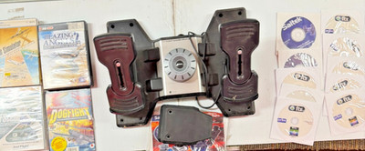 Saitek Pro Flight Rudder Pedals & Flying Simulator for PC & Installation CD's