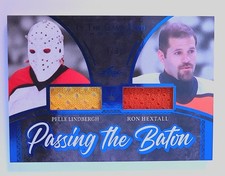 Pelle Lindbergh & Ron Hextall, Rare #5/30, Passing The Baton, Leaf In The Game 
