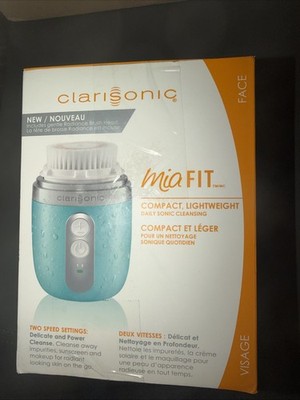 Clarisonic Mia FIT Sonic Facial Cleansing Brush System - Blue! Open Box
