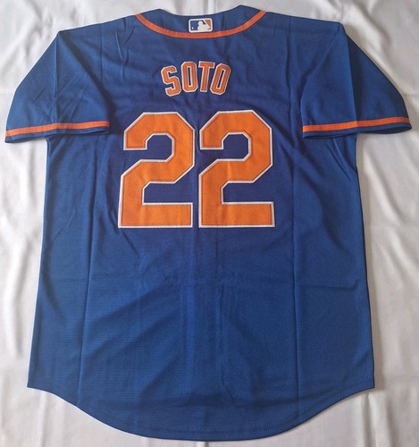 Juan Soto Brand New Men's New York Mets Royal Blue Jersey Size M (48)