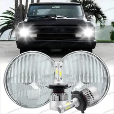 7" inch Round LED Headlight Hi/Lo Beam for Chevy Truck Camaro C10 C20