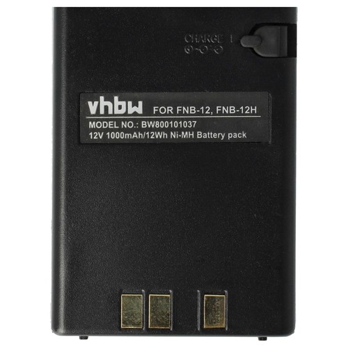 2x Akku für Yaesu Vertex FT33R FT33 FT23R FT23 FT204 FT20 FT411 1000mAh 12V - Bild 5 von 9