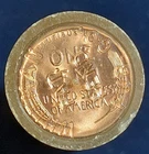 UNSEARCHED Estate Find 1958-D Lincoln Wheat Penny Roll - 50 Coins - FULL RED BU