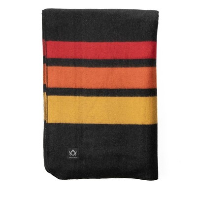 Rainier Wool Blanket - 4.5lbs Warm, Heavy, Washable, Large | Great for Campin...