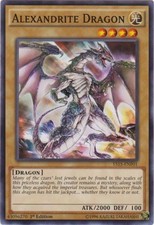 Alexandrite Dragon - YS15-ENF01 - Common - 1st Edition - Moderately Played