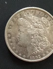 1892 Morgan Silver Dollar $1 Coin Circulated 0.9 Fineness Silver