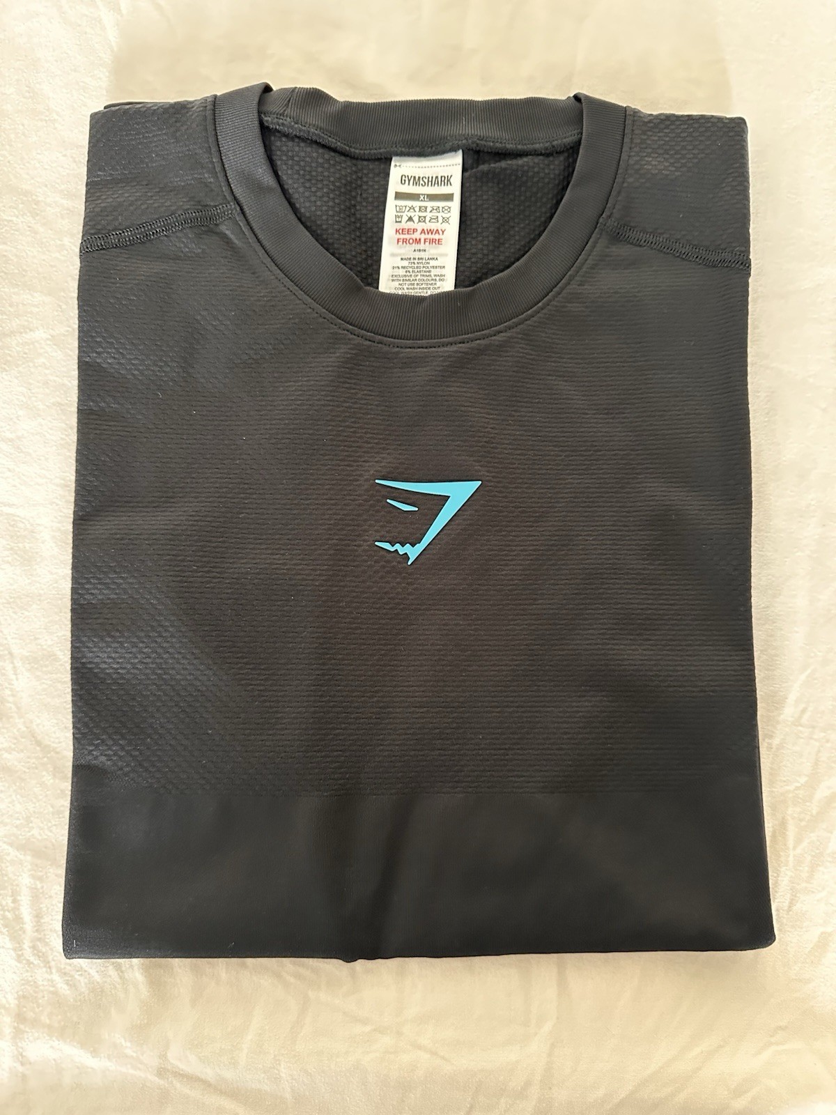 Gymshark Onyx 5.0 Midnight Black Tank Top Black/Black - Extra Large