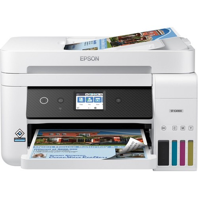 #ad Epson WorkForce ST C4100 Color Inkjet All in One Printer New Unopened Box $375.00