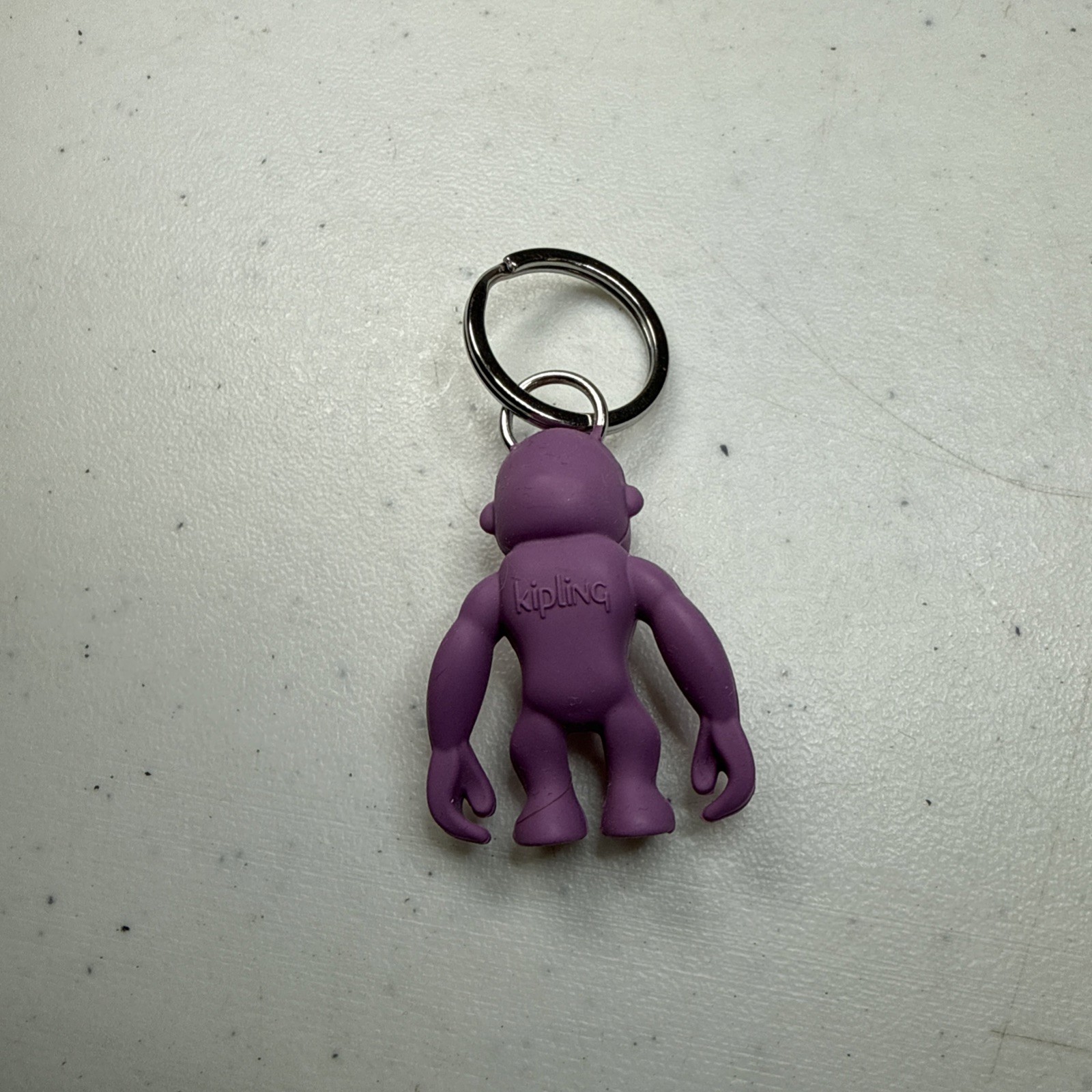 Kipling Rubber Monkey Keychain Purple - image 2