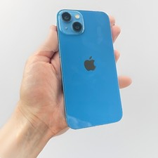 IPhone 13 Blue 256 GB For Parts/Repair - Aftermarket Screen, Motherboard Issue