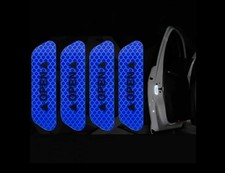 Safety Sticker Reflective Sticker Blue 4 Piece Set Perfect for Car Doors