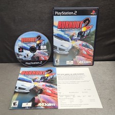 Burnout 2 Point Of Impact PS2 Complete CIB Registration Card