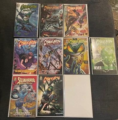 10 Cyberfrog Comic Books Bundle - Brand New