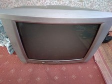 Philips 22" CRT Colour TV & Remote Retro Gaming With Scart Input Fully Working