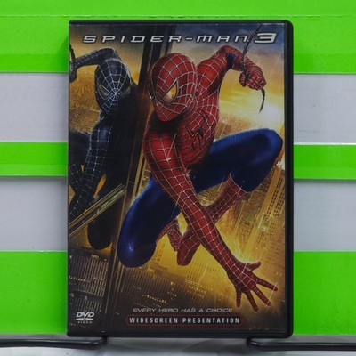 SPIDER-MAN SAM RAIMI TRILOGY PART 3 TOBEY MAGUIRE KIRSTEN DUNST MARVEL MCU DVD
