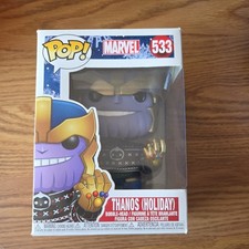 Funko Pop! Vinilo: Marvel - Thanos (Vacaciones) #533