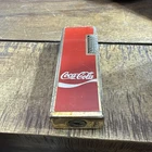 Vintage Lighter for repair Metal Coca Cola Catch The Wave  Side Lighting H28