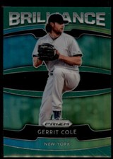 2020 Panini Prizm #B-2 Gerrit Cole Brilliance Green Prizm