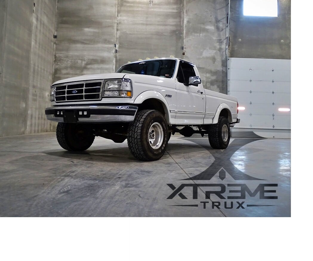 Paintable Black 92-97 Ford F150 F250 F350 Extended Fender Flares