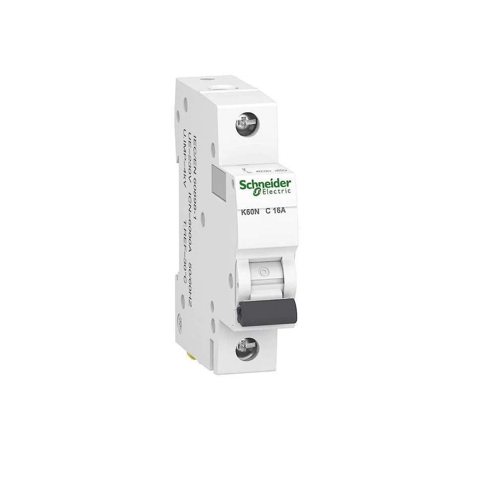 Schneider Electric Leitungsschutzschalter A9K02116 Acti 9 K60N - 1P, 16 A, IP20