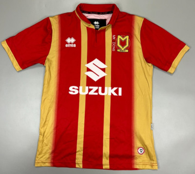 Milton Keynes Dons Away Shirt Jersey 2018/19 Errea Size S Small