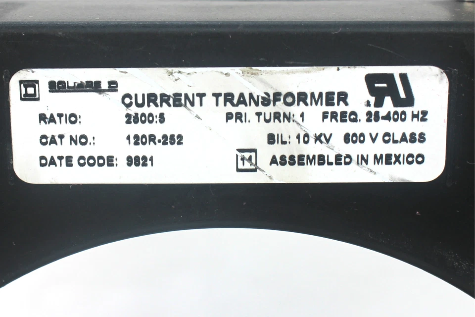 Square D 120R-252 Current Transformer 600V - Image 4 of 4